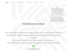 Tablet Screenshot of pousadailhadamagia.com.br